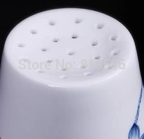 Quality White And Blue Ceramic Infuser Glass Tea Cup Gaiwan Set For Kungfu Tea Creative Items