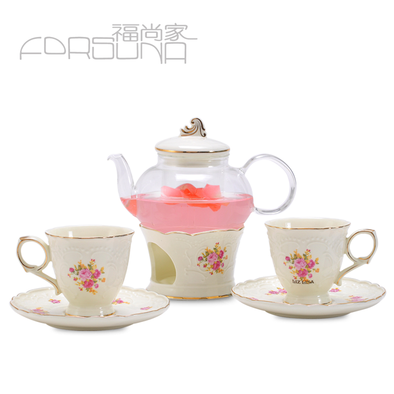 D angleterre rustic afternoon tea set fashion ceramic herbal tea teapot can be heated