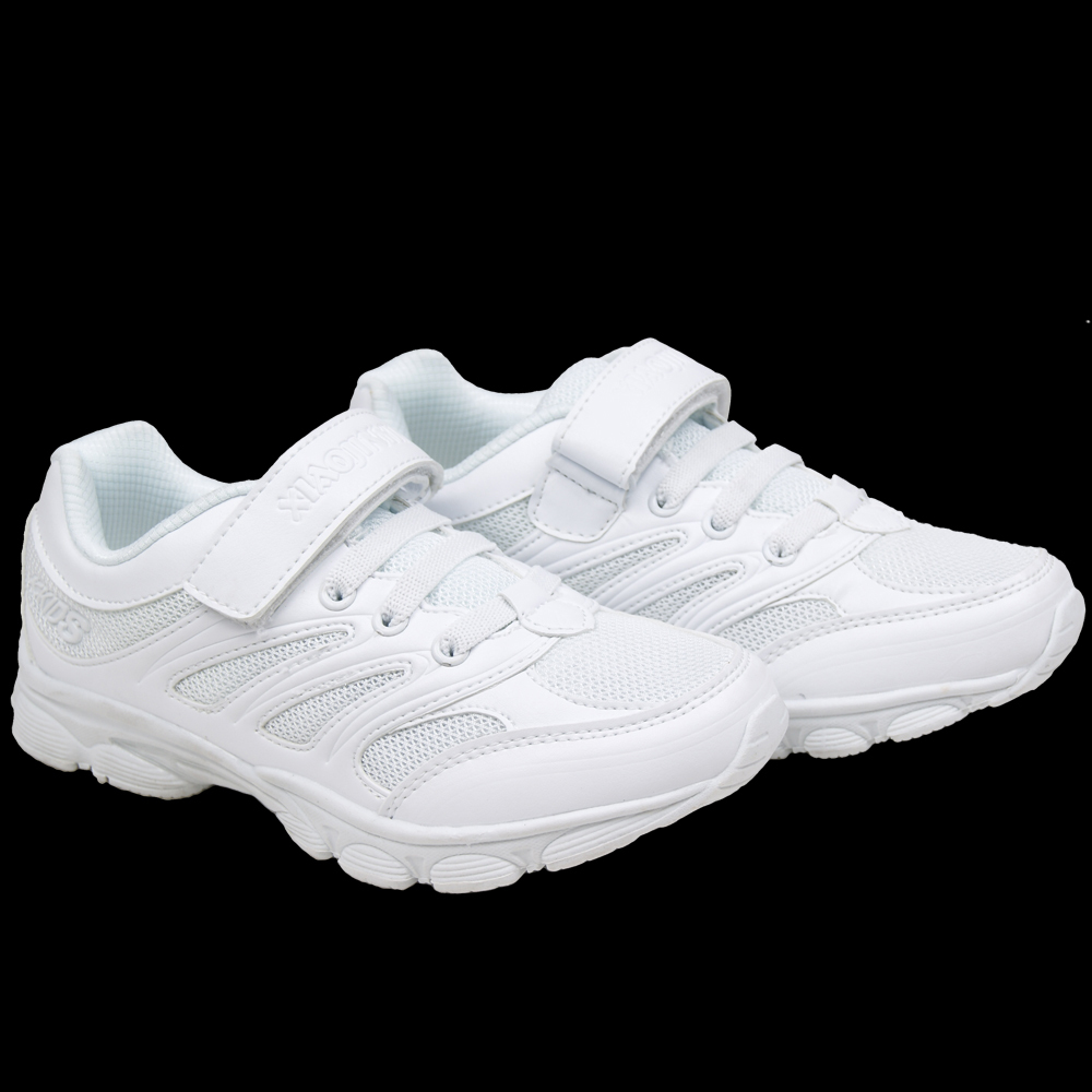 girls all white tennis shoes