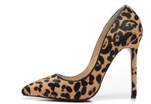 free shipping 2014 new women’s pumps red bottom shoes Horsehair high heels leopard evening designer shoes plus size 10