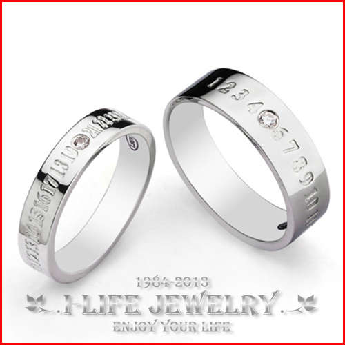 2014 Fashion 925 Sterling Silver Japan South Korea Promise Ring For ...