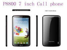 7 inch 2G phone call  tablet pc MTK6572A Dual CoreAndroid 4.2.2 Dual sim card dual camera GPS leather case P8800 5pcs/lots