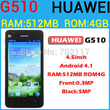 Huawei Ascend G510 U8951 Android Mobile Phone 4.5 inch Screen Android 4.1 ROM 4GB/RAM 512MB Dual SIM Cards