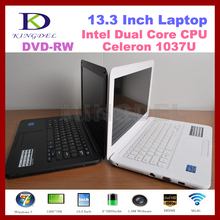 Kingdel 13.3 inch Laptop pc with DVD Burner Built-in,Intel Celeron 1037U Dual core 1.8Ghz,2GB+320GB WIFI, Webcam ,windows 7 OS