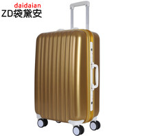 free shipping Bags diane universal wheels aluminum frame luggage 20 24 luggage travel bag trolley luggage 28 female male