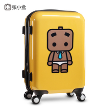 free shipping Small box natural trolley luggage 20 24 universal wheels travel luggage bag general  wholesale