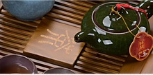 Binglie glazed ceramic tea sets special offer free shipping purple kung fu tea set of wooden