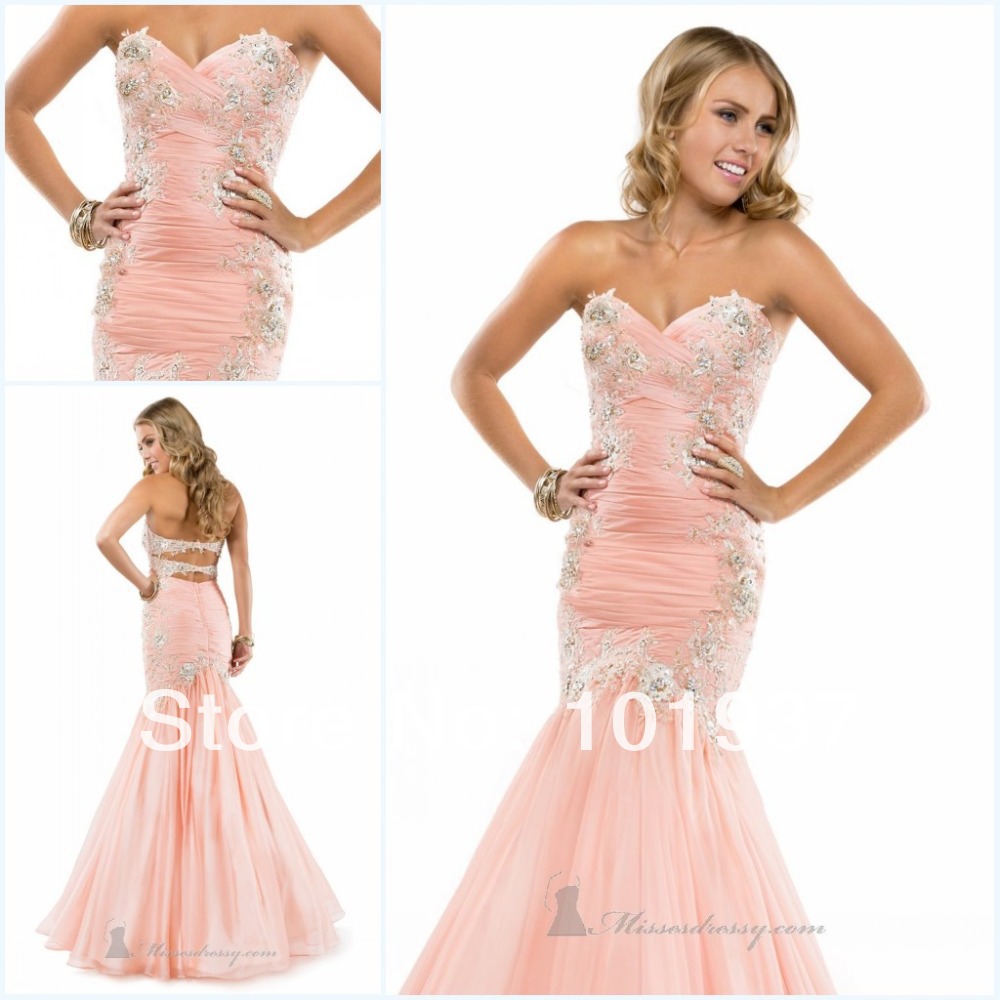 Light Pink Prom Dress 2013