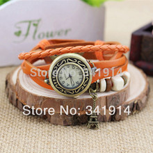 2014 High Quality Women s Lady Girls Leather Vintage Style Jewelry Bracelet Gifts Quartz Wrist Watches