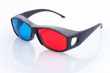2014 Universal type 3D glasses Color Red Blue Cyan 3D glasses Anaglyph 3D Plastic glasses