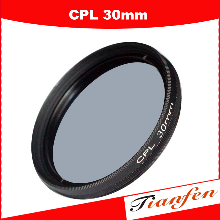 Camera Photo 1pcs 30mm Camera Lens Filter Circular Polarizing Filter Kit for Canon Sony Nikon DSLR