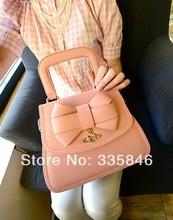 The new 2014 bags wholesale Han edition style bow socialite wave packet one shoulder his handbag