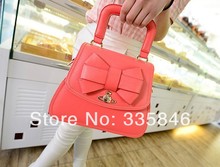 The new 2014 bags wholesale Han edition style bow socialite wave packet one shoulder his handbag
