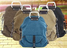 New 2014 Casual Vintage canvas women backpack,Elegant university students Printing backpack,Simple classic women bag