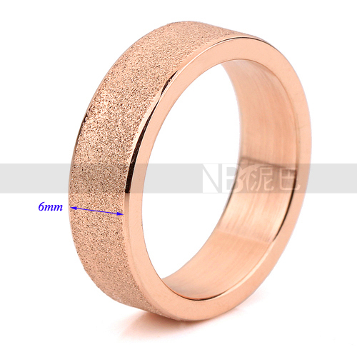 Factory price Rose gold plated stainless steel man rings fashion classic jewelry best gift