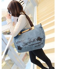 Korean version of the 2014 New Canvas Portable Single Bag Women bag zhb0010