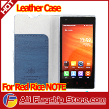 In stock Xiaomi red rice note octa core 5 5 phone leather case Leather case for