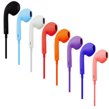 free shipping  IP hone 5s pleasant to hear type stereo headset mobile phone/MP3 / computer heavy bass earplugs  wheat