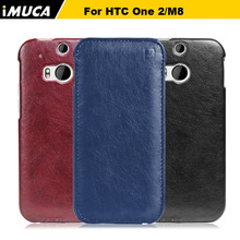 For HTC One Cover 100 Original Leather Flip Case Cover For HTC One M8 Case Mobile