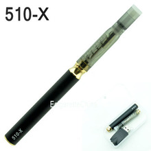 3pcs Ego 510 X 400mAh Single E cigarette Starter Kit with Plastic Case for women Free