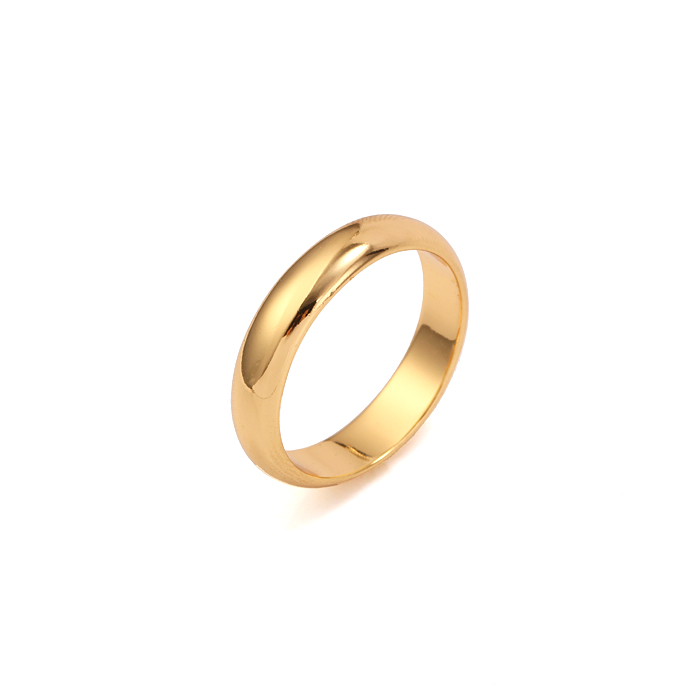 Sale Unisex Gold Plated Wedding Rings For Women Brand 