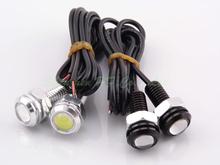 10pcs Parking License Plate Light Angel Eyes LED Car Light 18MM Daytime Running Lights Waterproof 1