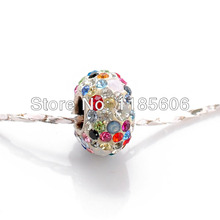 Exclusive new color Crystal pendants 925 sterling silver charms jewelry for women Bracelets necklaces fit pandora