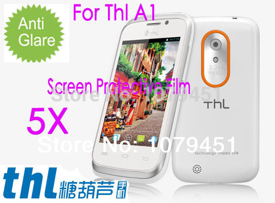 2014 new 5pcs Free Shipping THL A1 MTK6515 Screen Potector Matte Anti glare Mobile Phone THL
