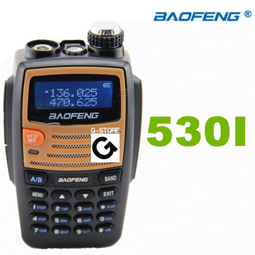 BAOFENG BF 530I Walkie Talkie VHF UHF 136 174 400 520MHz Dual Band Radio Handheld Tranceiver
