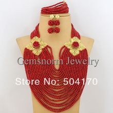 Marvelous African Wedding Jewelry Sets Coral Beads Jewelry Set Nigerian Wedding African Beads Jewelry Set Free