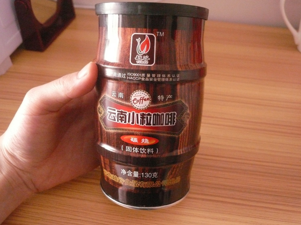2 cans Lot Instant Coffee Charcoal Coffee Original Yunnan Coffee for Traveling Home Gift Good tase