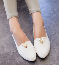 2014 new shallow mouth women flat shoes British style princess shoes girls shoes free shipping