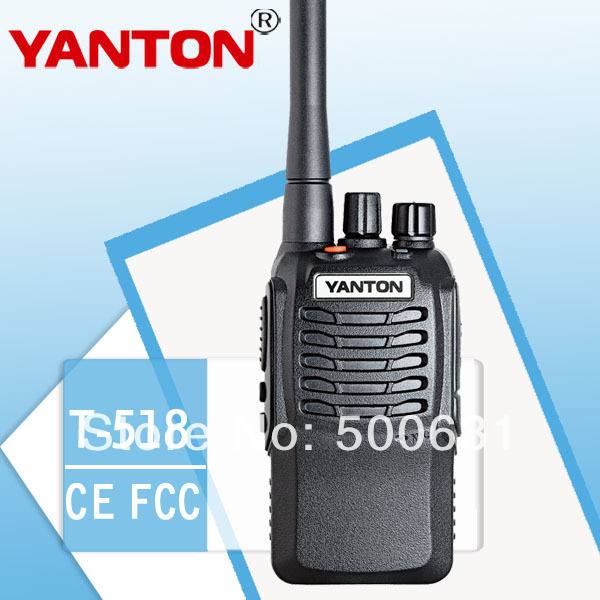 DHL Free shipping  uhf vhf single band walkie talkie T 518 with waterproof IP67