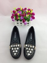 2014 new comfortable flat shoes diamond women flats designer flats 3 color free shipping