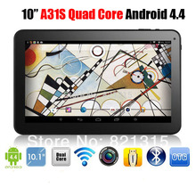 NEW 10.1″ Android 4.4.2 Quad Core tablet pcs, Allwinner A31S Quad Core tablets Bluetooth HDMI Capacitive Touch (8GB/16GB/32GB)