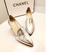 2014 free shipping Princess women s shoes fashion pointed toe high heeled sandals net fabric thick