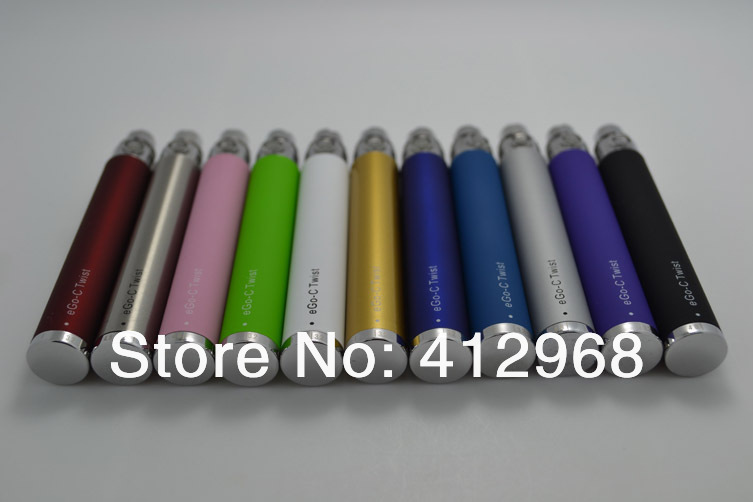 E Cigarette eGo C Twist Battery Voltage Battery 650 900 1100mah for eGo Zipper Starter Blister