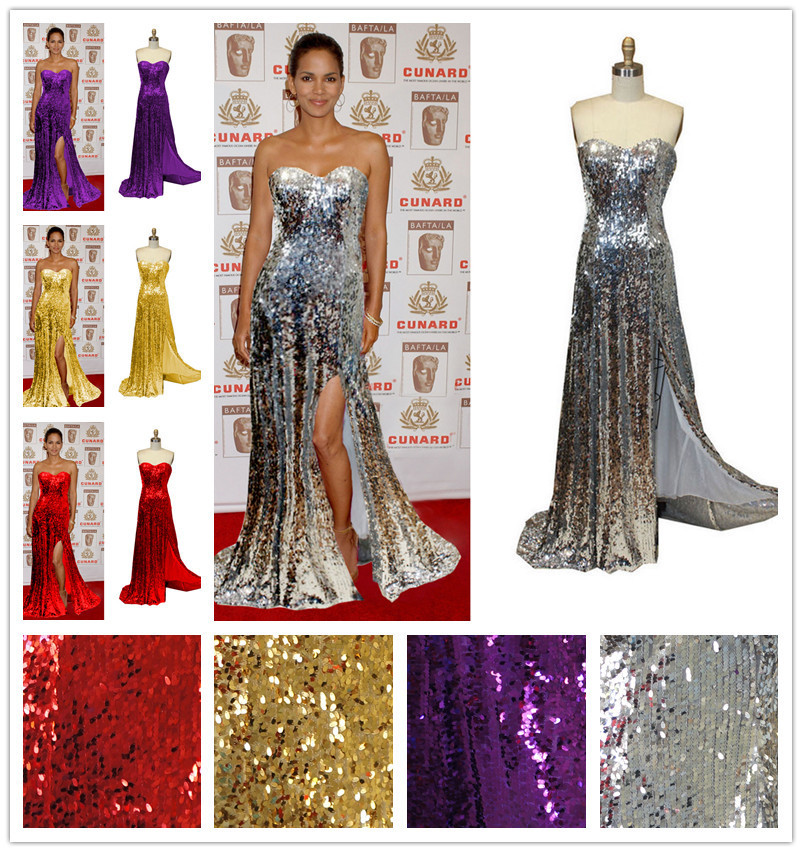 Ready-To-Ship-Only-89-Free-shipping-straight-chiffon-silvery-sequined ...