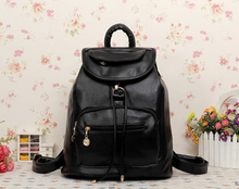2014 European Pu leather Fashion women Backpack, Simple Casual backpack,Elegant princess ladies school printing backpack