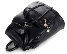 2015 new European Fashion women backpack Simple Casual school bags for girls Elegant princess ladies backpack