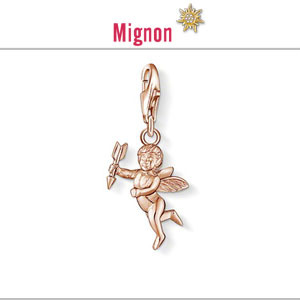 2014 new hot sell diy ts fashion charms bracelet silver plated enamel jewelry pendant cupid TS61280