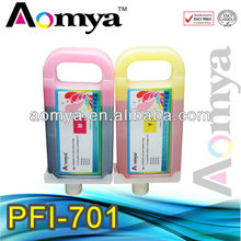 500ml Cleaning Solution + Any Six Pcs of PFI-701 Compatible Ink Cartridge FOR Canon iPF 9000 with pigment ink 12 colors 700ml