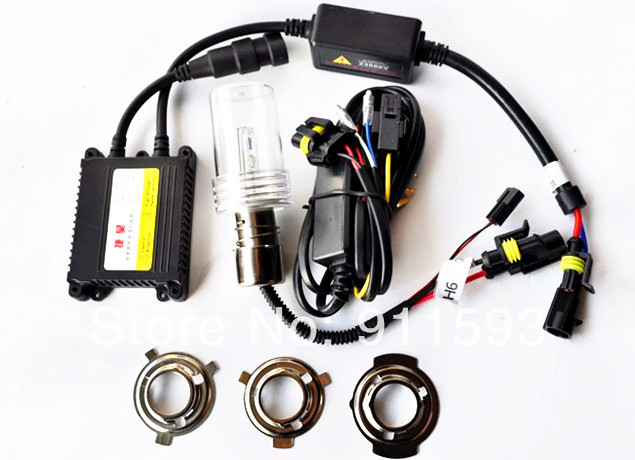 12V 35W Motorcycle conversion Xenon HID KIT Super slim ballast H4 BI XENON H6 3