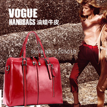 Handbag female 2014 wax genuine cowhide leather handbag women’s fashion business casual fashion shoulder bag messenger bag