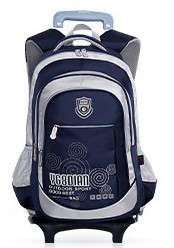 Kids School Bag with Trolley Wheels for Boys and Girls School Bags ...