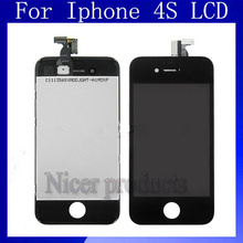 20pcs/lot Mobile Phone Parts For Iphone 4S LCD With Touch Screen Assembly