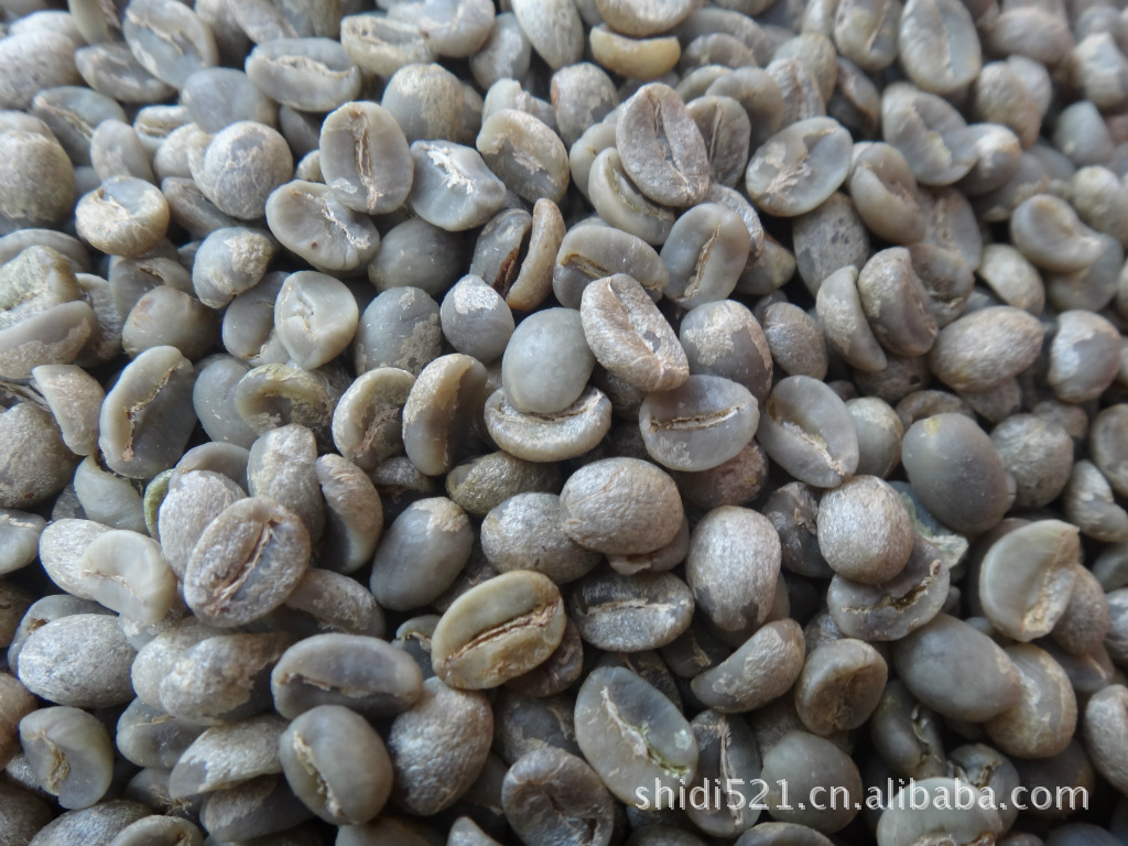 Free shipping Yunnan arabica coffee round beans altitude 1000 1400M Green Coffee AA grade 454g wholesale