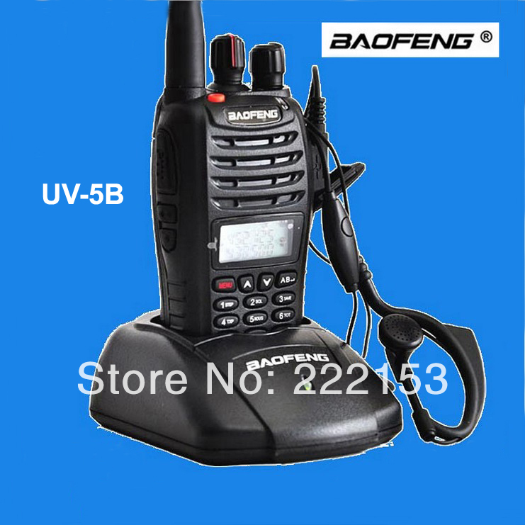 Free shipping BaoFeng UV5B uv b5 Walkie Talkie In Two Way Radio 136 174 400 520MHz