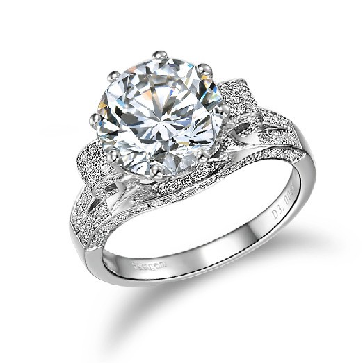 ... Engagement-Ring-925-Sterling-Silver-Wedding-Bridal-Ring-Wholesale-Drop
