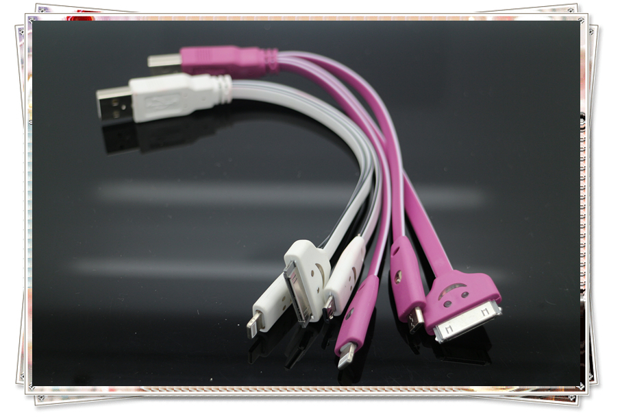 Купить несколько цветов микро usb-кабель с улыбки формы привело свет ...